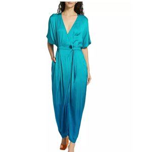 Raquel Allegra Diane Ombré Wrap Maxi Dress